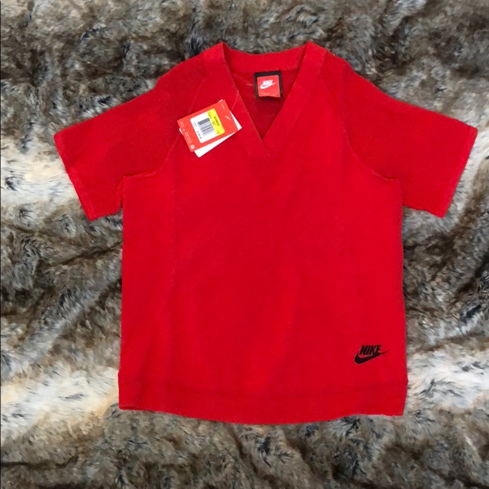 Nike V Neck Dri-fit. Red. Women’s Size Small.